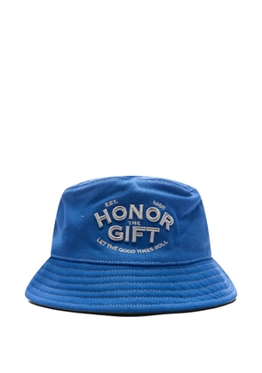Honor The Gift embroidered bucket beanie - Blue
