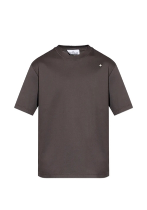 Stone Island star-print T-shirt - Brown