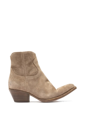 Officine Creative Wanda suede boots - Neutrals