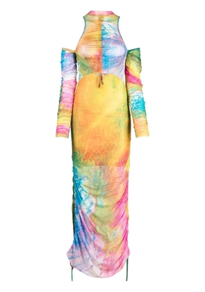 ALEMAIS Irving mesh dress - Green