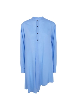 Y's asymmetric shirt - Blue