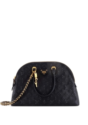 Louis Vuitton Pre-Owned Moon Alma Bag Embossed Monogram Midnight Canvas satchel - Black