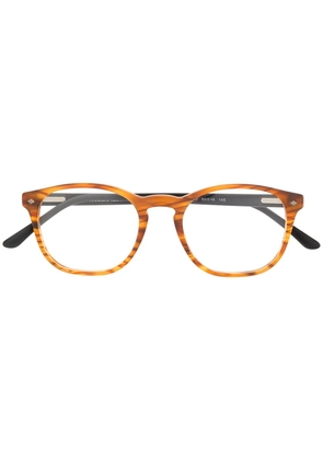 Giorgio Armani classic square glasses - Brown