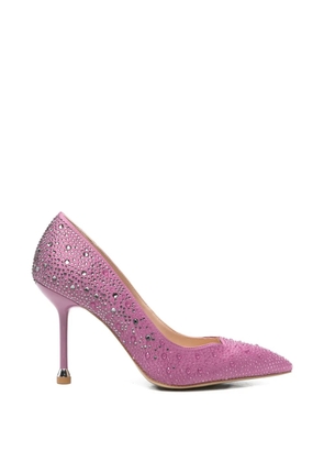 LIU JO rhinestone-embellished heeled pumps - Pink