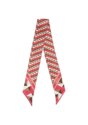 Lancel geometric-print hairband - Red