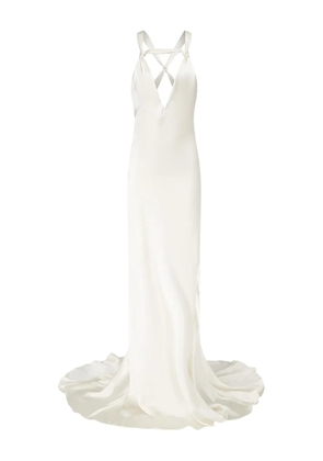 Ludovic de Saint Sernin Carrie criss-cross dress - White