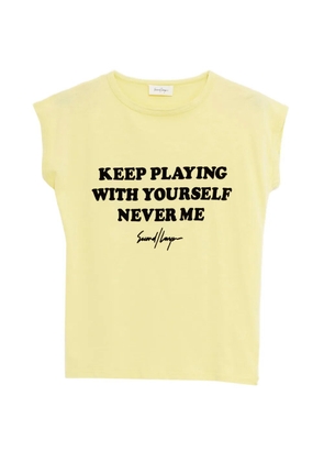 Second/Layer crew-neck T-shirt - Yellow