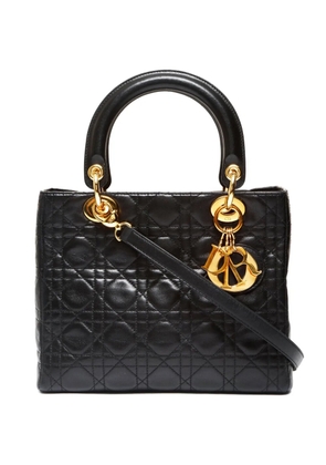 Christian Dior Pre-Owned 1998 medium Lady Dior tote bag - Black