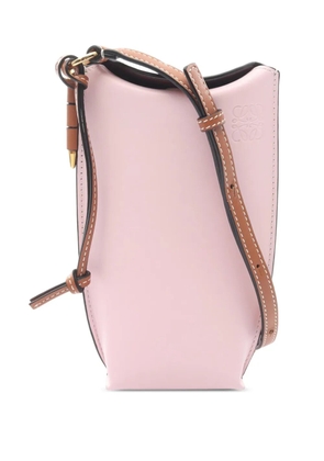 Loewe Pre-Owned 2010-2025 Leather Gate Pocket crossbody bag - Pink
