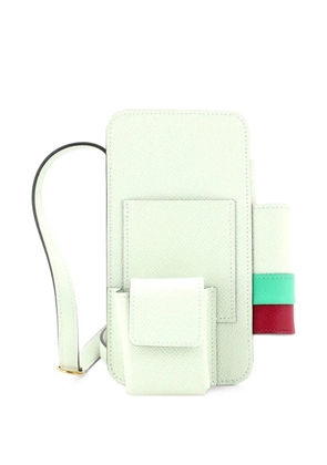 Hermès Pre-Owned Hermesway Phone Case Crossbody Bag Epsom clutch bag - Green