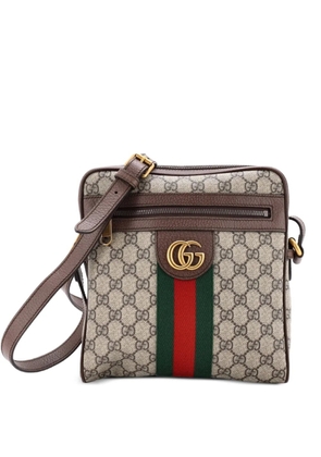 Gucci Pre-Owned Ophidia Messenger Bag GG Coated Canvas Small crossbody bag - Brown