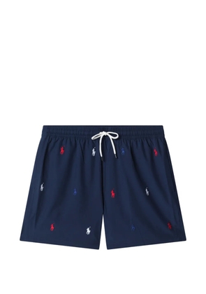 Polo Ralph Lauren logo embroidered swim trunks - Blue