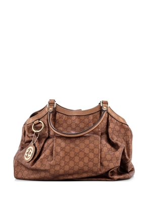 Gucci Pre-Owned Sukey Guccissima Leather Large tote bag - Brown