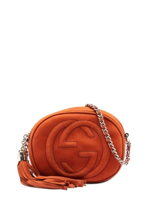 Gucci Pre-Owned 2016-2025 Mini Nubuck Soho Chain crossbody bag - Orange