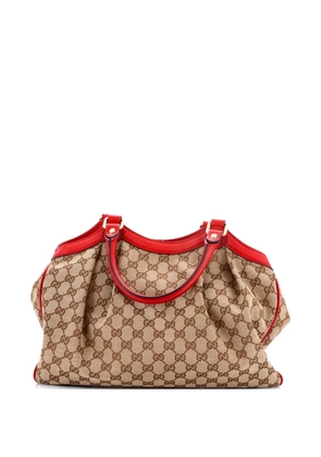 Gucci Pre-Owned Sukey GG Canvas with Leather Medium tote bag - Brown
