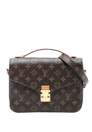 Louis Vuitton Pre-Owned 2017 Monogram Pochette Metis satchel - Brown