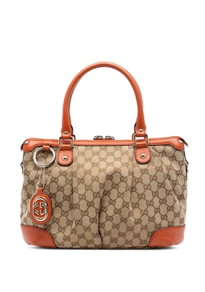 Gucci Pre-Owned 2016-2026 GG Canvas Sukey satchel - Orange