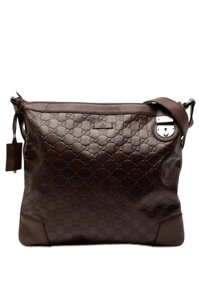 Gucci Pre-Owned 2000-2015 Guccissima crossbody bag - Brown