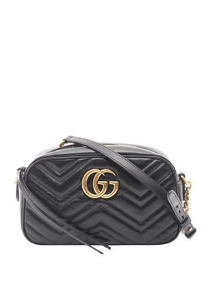 Gucci Pre-Owned 2016-2025 Small GG Marmont Matelasse Leather crossbody bag - Black