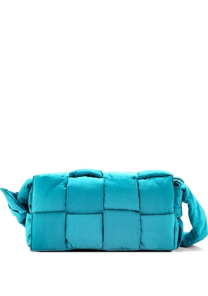 Bottega Veneta Pre-Owned Padded Tech Cassette Intrecciato Nylon crossbody bag - Blue