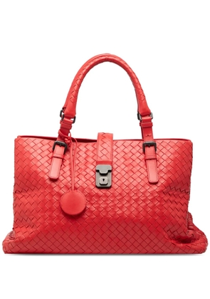 Bottega Veneta Pre-Owned 2012-2026 Medium Nappa Intrecciato Roma tote bag - Red