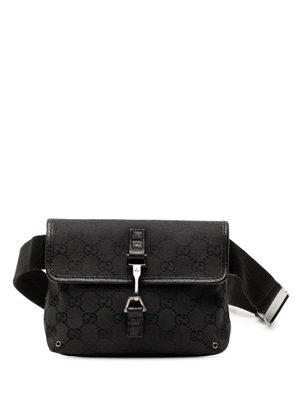 Gucci Pre-Owned 2000-2015 GG Canvas Jackie belt bag - Black