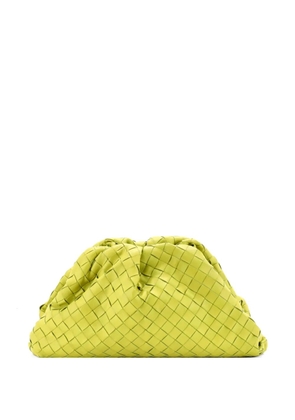 Bottega Veneta Pre-Owned The Pouch Intrecciato Nappa Teen crossbody bag - Yellow