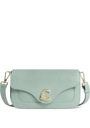 Coccinelle medium C-Me magnet-fastening shoulder bag - Green