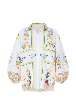 Camilla The Call Of Catalonia blouse - White
