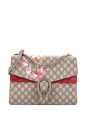 Gucci Pre-Owned Dionysus Bag Blooms Print GG Coated Canvas Medium shoulder bag - Brown