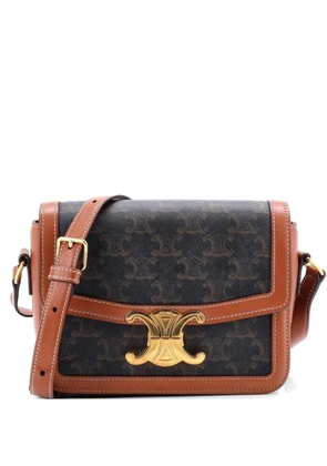 Celine Pre-Owned Triomphe Triomphe Coated Canvas Teen shoulder bag - Brown