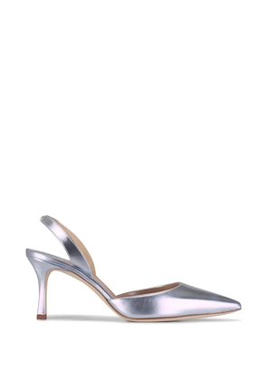 Manolo Blahnik slingback pumps - Silver