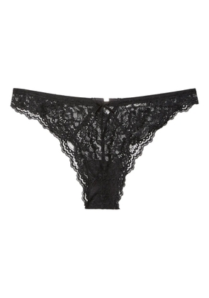 Fleur Du Mal Bianca thong - Black