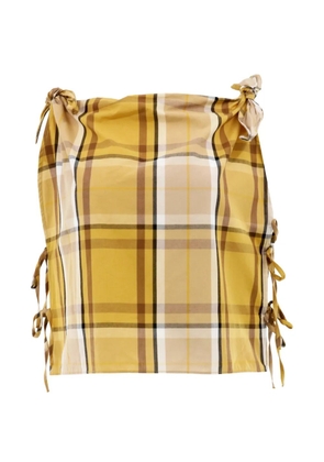 Sea Copeland plaid top - Yellow