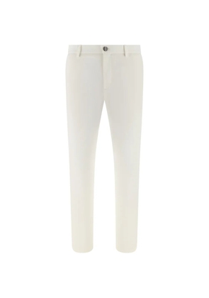 Boggi Milano logo-detail trousers - White
