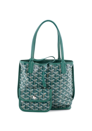 Goyard Pre-Owned Anjou Reversible Tote Coated Canvas Mini satchel - Green