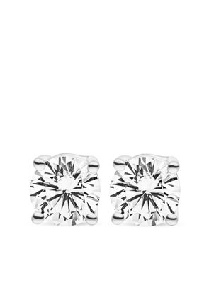 VEYNOU 14kt white gold Ella diamond stud earrings - Silver