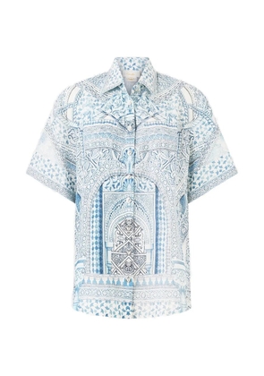 Camilla patterned shirt - Blue