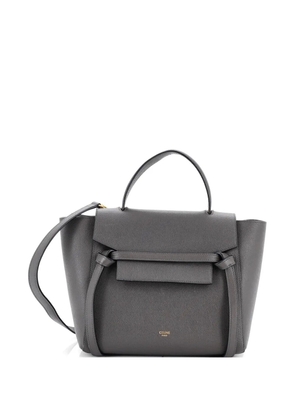 Celine Pre-Owned Belt Bag Textured Leather Micro satchel - Grey
