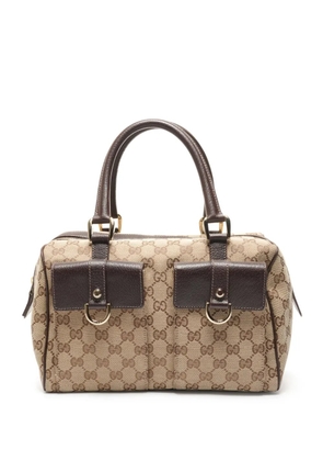 Gucci Pre-Owned 2000s gg canvas bowling bag - Brown