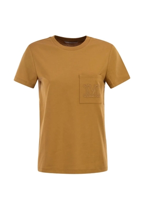 Max Mara Papaia chest-pocket T-shirt - Neutrals