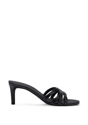 Furla crossover-strap leather sandals - Black