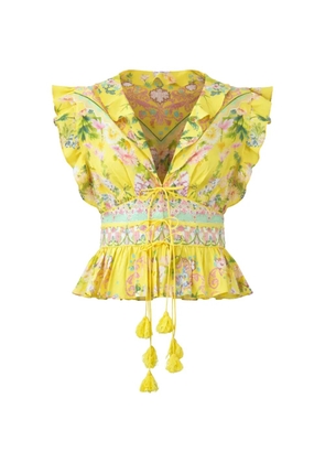 Camilla Lady Limonada blouse - Yellow