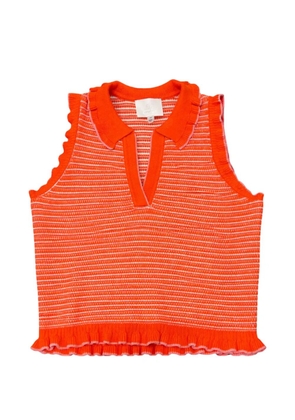 Cinq A Sept ruffled-detail top - Orange