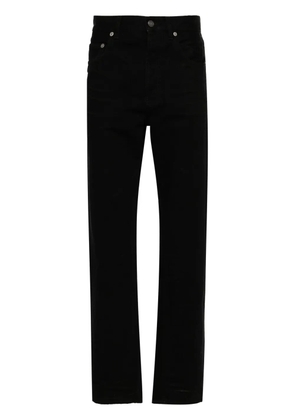Saint Laurent low-rise straight-leg jeans - Black