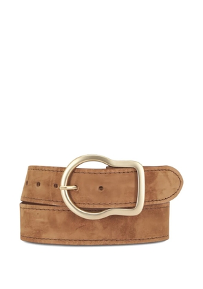 Dorothee Schumacher suede buckle belt - Neutrals