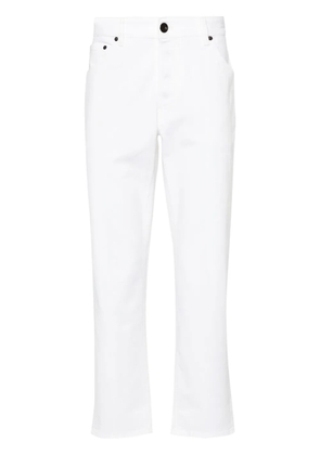 PT Torino mid-rise straight-leg jeans - White