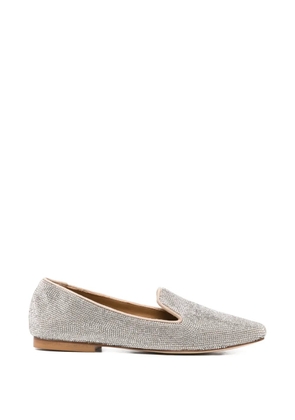 Anna F. embellished ballet flats - Silver