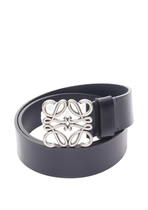 Loewe Pre-Owned 2020s Anagram leather belt - Blue