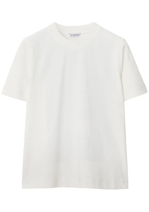 Burberry Equestrian Knight cotton T-shirt - White